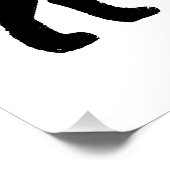 柴犬名サイロ黒 ポスター (コーナー)