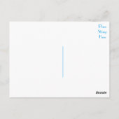 柴犬子犬グリーティングポストカード ポストカード (裏面)