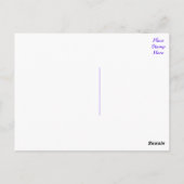 柴犬子犬グリーティングポストカード ポストカード (裏面)