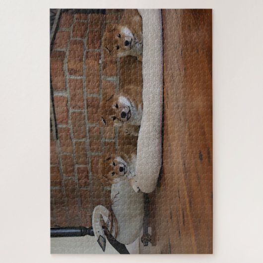 柴犬子犬 ジグソーパズル (縦)