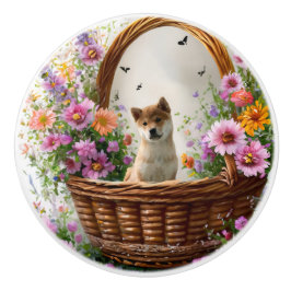 柴犬子犬 セラミックノブ