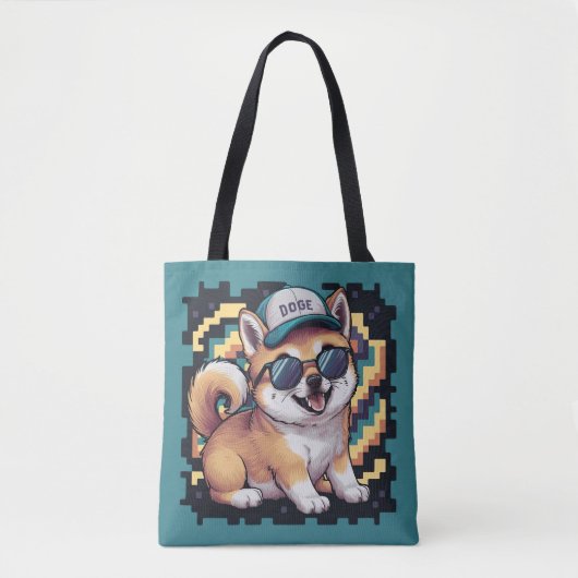柴犬子犬 トートバッグ (正面)