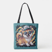 柴犬子犬 トートバッグ (裏面)