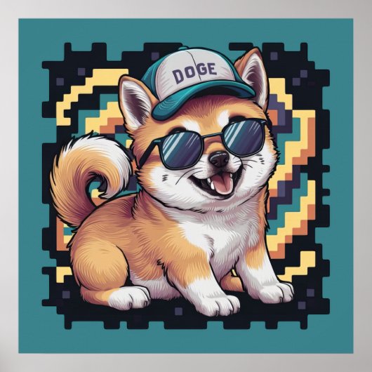 柴犬子犬 ポスター (正面)