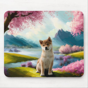 柴犬子犬 マウスパッド
