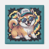 柴犬子犬 マグネット (正面)