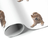 柴犬子犬 ラッピングペーパー (ロールコーナー)
