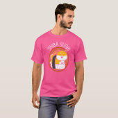 柴犬寿司 フード系 寿司好きな人へ Tシャツ (正面フル)