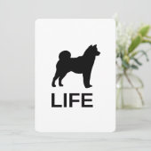 柴犬寿命 招待状 (スタンド正面)