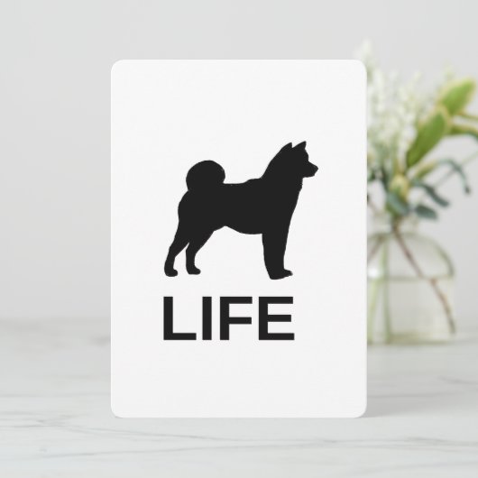 柴犬寿命 招待状 (スタンド正面)