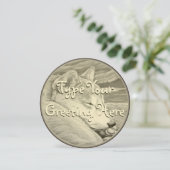 柴犬招待状パーソナライズされた柴犬カード 招待状 (スタンド正面)