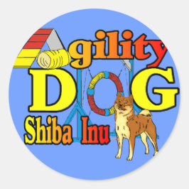 柴犬敏捷性 ラウンドシール