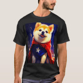 柴犬星 Tシャツ (正面)