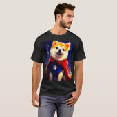 柴犬星 Tシャツ (正面フル)
