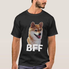 柴犬最高のフレンズフォーエバー Tシャツ