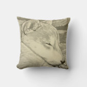 柴犬枕スリーピング柴犬ドッグピロー クッション (正面)