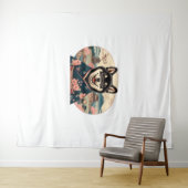 柴犬浮世絵スタイル タペストリー (インサイチュ(横))