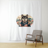 柴犬浮世絵スタイル タペストリー (インサイチュ)