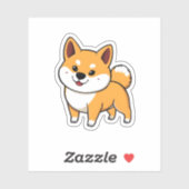 柴犬漫画 シール (シート)