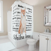 柴犬特性シャワーカーテン シャワーカーテン (インサイチュ)