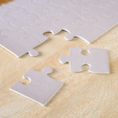 柴犬犬のサンタクロース赤帽子 ジグソーパズル (側面)