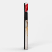 柴犬犬のサンタクロース赤帽子 Case-Mate iPhoneケース (裏面/右)