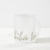 柴犬犬のビールのジョッキのコーヒーCupShiba Inuガラス フロストグラスマグカップ (正面右)