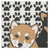 柴犬犬の品種 ファブリック (クローズアップ)