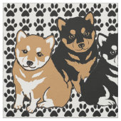 柴犬犬の品種 ファブリック (見本)