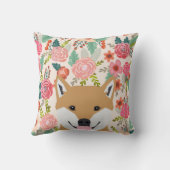 柴犬犬は枕を家の装飾を育てる クッション (裏面)