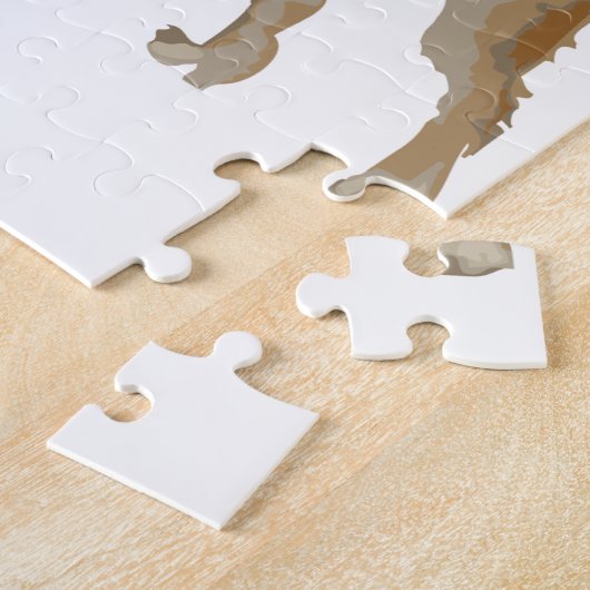 柴犬犬 ジグソーパズル (側面)