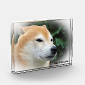 柴犬犬 フォトブロック (左)