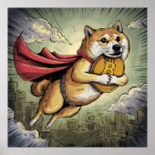 柴犬犬 ポスター (正面)