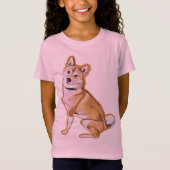 柴犬犬 Tシャツ (正面)