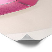 柴犬練習用ヨガスクエア ポスター (角)