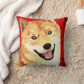 柴犬色ブロック クッション (ブランケット)