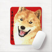 柴犬色ブロック マウスパッド (マウス)