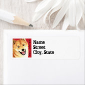 柴犬色ブロック ラベル (インサイチュ)