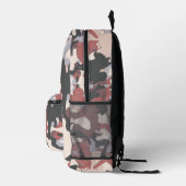 柴犬迷彩柄パターン プリントバックパック (右)