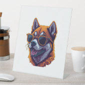 柴犬1 台座サイン (インサイチュ)