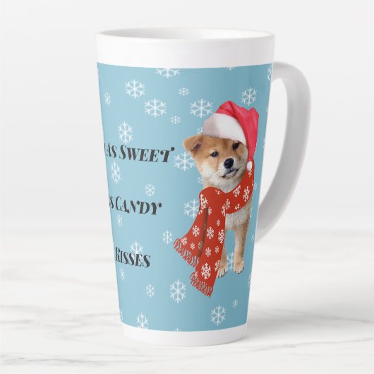 柴犬 カフェラテマグ (右アングル)