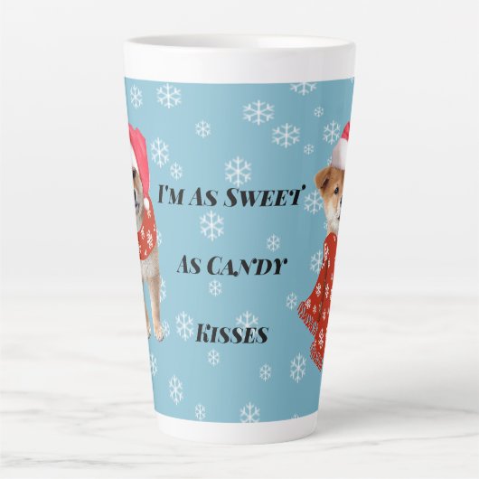 柴犬 カフェラテマグ (正面)