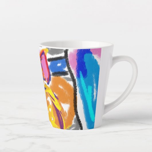 柴犬 カフェラテマグ (右)