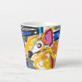 柴犬 カフェラテマグ (正面)