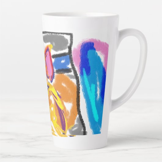 柴犬 カフェラテマグ (右)