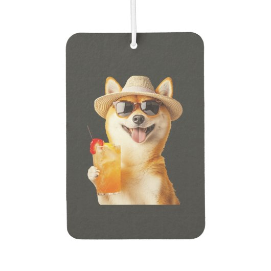 柴犬 カーエアーフレッシュナー (正面)