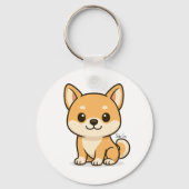 柴犬 キーホルダー (正面)