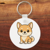 柴犬 キーホルダー (正面)