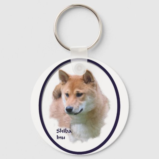 柴犬 キーホルダー (正面)