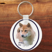 柴犬 キーホルダー (正面)